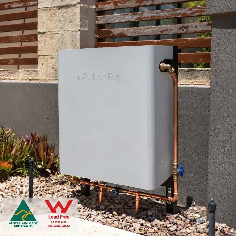 Whole House Filtration unit in Surfmist, Australian Made and Lead Free